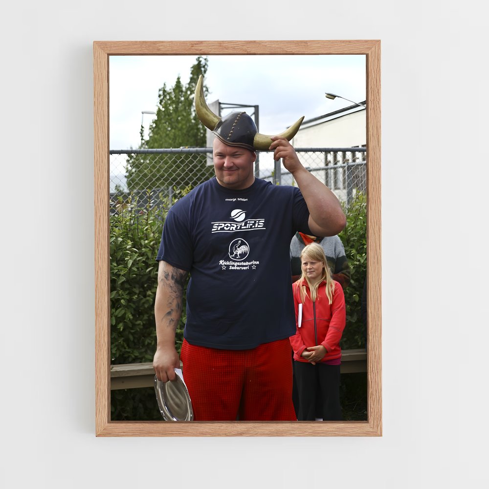Poster L'Homme Cornu – affiche Powerlifting (vue 4)